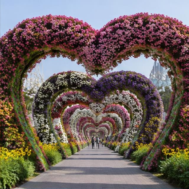Combo: Dubai Frame + Miracle Garden Tickets